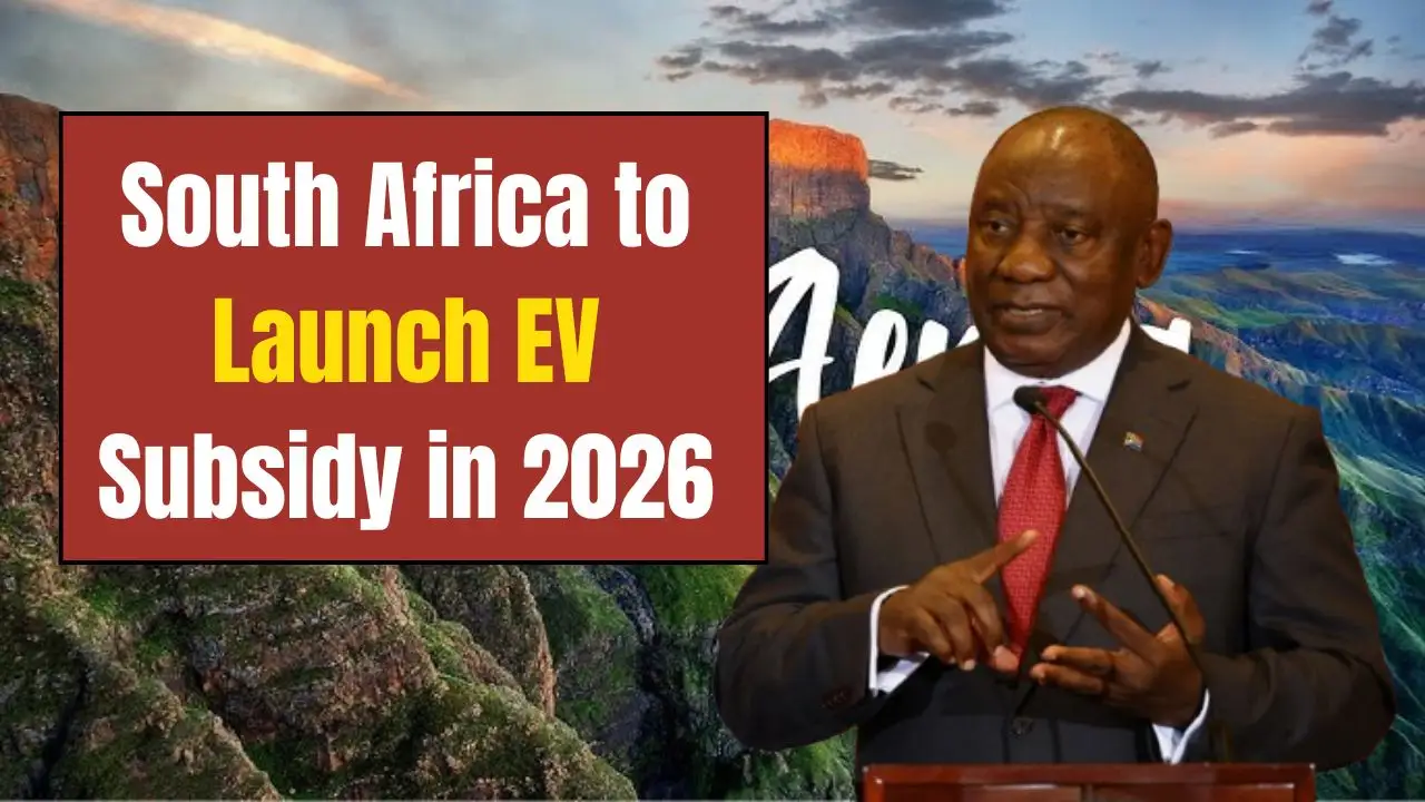 South Africa to Launch EV Subsidy in 2026